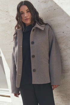 Укорочене пальто 2308,6464 Seventeen Коричневий S/M (2308.6464)