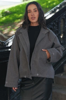 Укорочене пальто 2295,6461 Seventeen Сірий L/XL (2295.6461)