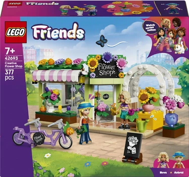 Конструктор LEGO Friends Творча квіткова крамниця 377 деталей (42693)
