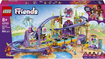 Конструктор LEGO Friends Американские горки с русалками 864 детали (42703)