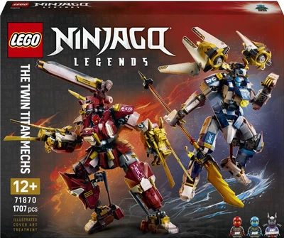 Конструктор LEGO Ninjago Близнецы роботы‑Титаны 1708 деталей (71870)
