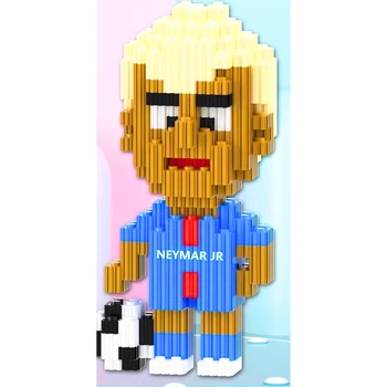 Конструктор Футбол, Неймар 3D Blocks Xinz, 682 детали, №8259
