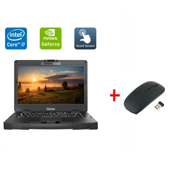 Защищенный ноутбук Getac S410 / 14" (1920x1080) IPS Touch / Intel Core i7-6600U (2 (4) ядра по 2.6 - 3.4 GHz) / 8 GB DDR4 / 480 GB SSD / nVidia GeForce GTX 950M, 2 GB GDDR5, 128-bit / Windows 10 б/у + Подарок Беспроводная мышь / USB