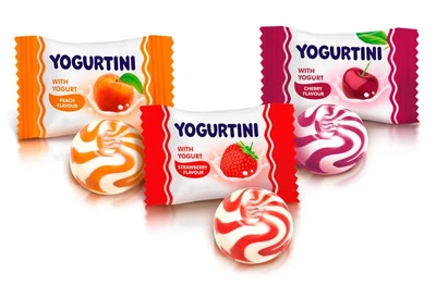 Карамель льодяникова Roshen Yogurtini Мікс 250г ( Йогуртіні )