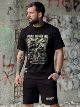 Хлопковый милитари костюм OBLIVION Top Secret black лакоста ПП7752 L