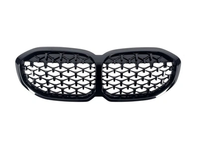 Ноздри Diamond Black (1 шт) для BMW 1 серия F40 2019-2024 гг
