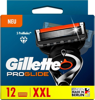 Сменные картриджи для бритья (Лезвия) мужские Gillette ProGlide 12 шт (8001090456755)