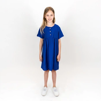 Платье для девочки Dexter`s с пуговицами moonlight charm 158 см синий