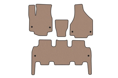 Резиновые Коврики Carsuit (Бежевые) для Chrysler Pacifica 2016- гг