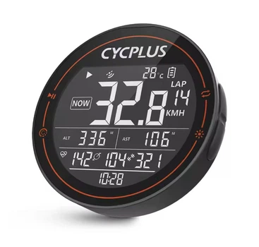 Велокомп'ютер GPS Cycplus M2 з підсвічуванням, Bluetooth 5.0 / ANT+ / Strava