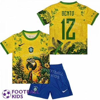 Футбольна форма для дітей BENTO 12 збірної Бразилії Special Edition 2026 Brazil FIFA World Cup 155-165 см (set4751-137198-4)