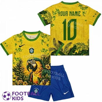 Футбольная форма детская с Вашей фамилией сборной Бразилии 2026 Special Edition Brazil FIFA World Cup 145-155 см (set4751-137187-4)