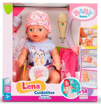 Пупс Baby Born Zapf Creation Лена Лікар 36 см (840467) (4001167840467)