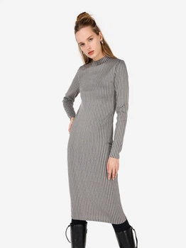 Плаття міді осіннє жіноче Colin's CL1071668GRA L Gray (8684112372181)