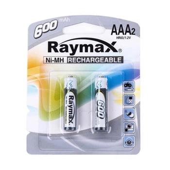 Акумулятор Raymax HR03 Ni-MH AAA 600 mAh блістер 2 штуки