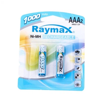 Акумулятор Raymax HR03 Ni-MH AAA 1000 mAh блістер 2 штуки