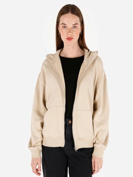 Толстовка на блискавці з капюшоном жіноча Colin's CL1070187BEI S Beige (8684112346595)