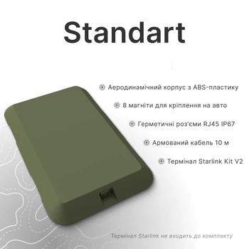 Корпус Starlink Internet Satellite Dish Kit V2 “Standart” для авто