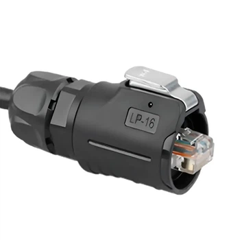 Герметичний штекер CNlinko RJ-45, LP-16-C/RJ45/015/PE-42-001, IP67, 8pin