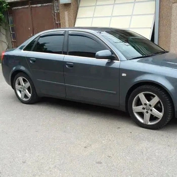 Дефлекторы окон VL-Tuning на Audi A4 B6/8E 2000-2004 седан (накладные)
