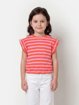 Підліткова футболка для дівчинки Cool Club CCG2411998 140 см Stripes (5903977270320)