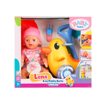 Пупс Baby Born Zapf Creation Lena та качка-ходунки Berta (840498) (4001167840498)