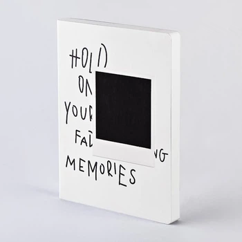 Блокнот Nuuna Graphic Thermo Fading Memories 16,5 х 22 см в крапку