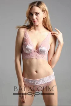 Комплект белья: бюстгальтер push-up и трусики 9392 Balaloum розовый 80B/L