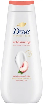 Гель для душа Dove Advanced care Белый персик и рисовое молочко 400 мл. (8720181848810)