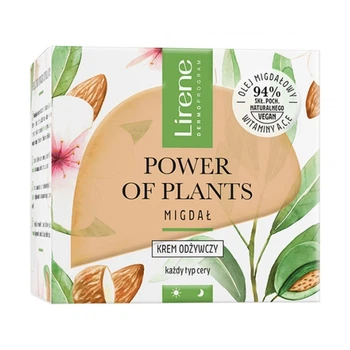 Крем для лица Lirene Power of Plants Питательный с миндалем 50 мл. (5900717771420)
