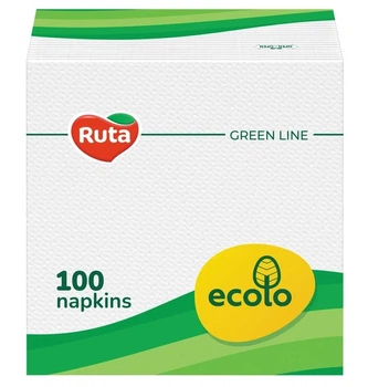 Упаковка салфеток Ecolo 1 слой 21х24 см 100 шт. (4820202890263)
