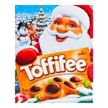 Конфеты Toffifee Новогодний Санта/Семья белок 250 г (4014400923162)