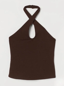 Топ жіночий коричневий H&M XS(0987636)
