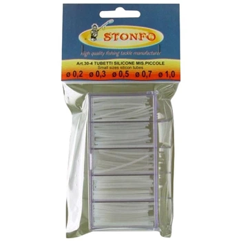 Кембрик силіконовий Stonfo 30-5 Box Clear Silicone Tube Big діаметр 0.7-1.0-1.2-1.5-2.0mm