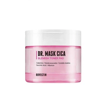 Пади тонерні з центелою Rovectin Dr. Mask Cica Blemish Toner Pad 60 шт