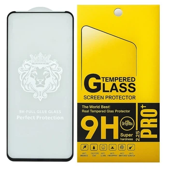 Захисне скло Lion для Motorola Moto G04 / G04s, Full Glue, з чорною рамкою