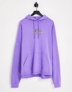 Худі ASOS DESIGN Extreme Oversized Фіолетовий S 117375188