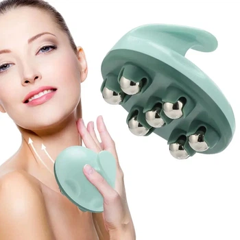 Масажер роликовий UV Ball Massager з 7 кульками для тіла та антицелюлітного масажу (076z)