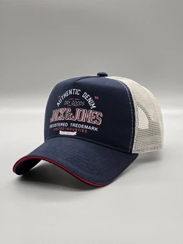 Кепка jack & jones тракер із сіткою чоловіча синій 59-61