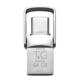 Флеш Накопитель USB 64GB T&G Type C металлическая серия 104