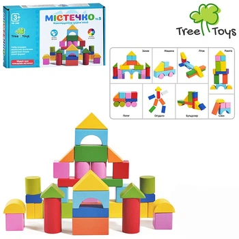 Деревянная игрушка Конструктор Городок (MD1383)