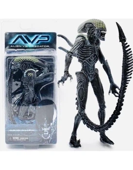 Фігурка Alien vs Predator Grid Alien 18 см – Чужий з AVP, колекційна action figure Xenomorph, рухома іграшка монстр з довгим хвостом