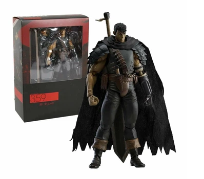 Колекційна фігурка Ґатс / Guts Berserk 21 см — Ґатс Берсерк з мечем Dragon Slayer anime action figure Чорний Мечник