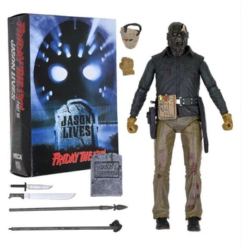 Фигурка Jason Voorhees / Джейсон Вургис из фильма Friday the 13th: Jason Lives – коллекционная модель, 18 см, с аксессуарами