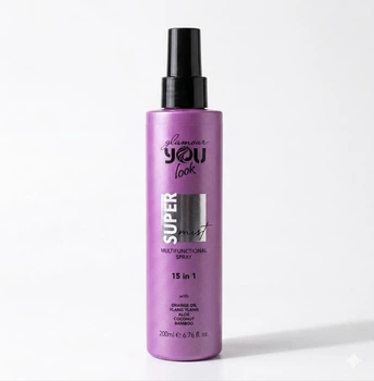 Многофункциональный увлажняющий защитный спрей 15 в 1 You Look Glamour Super Mist 200 мл
