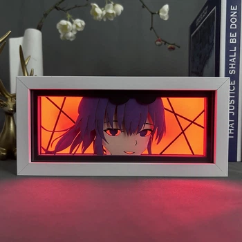 Многослойный Ночник лампа аниме Кафка Kafka светильник Honkai Star Rail RGB