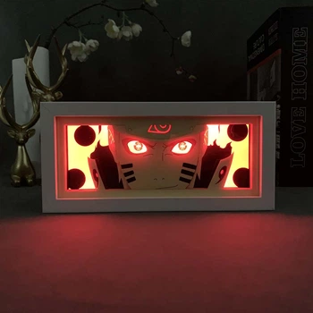 Багатошаровий Нічник лампа аніме NARUTO світильник Naruto Наруто Боруто RGB
