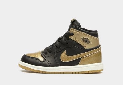 Дитячі кросівки JORDAN 1 RETRO HIGH FD1413 071 золотисті 22