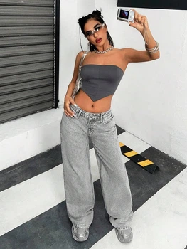 Джинсы SHEIN 38 Серый sz25052375204847444