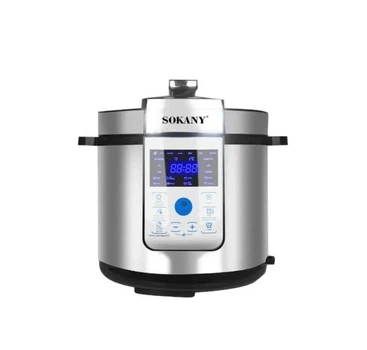 Мультиварка-скороварка Sokany SK-07044 с функцией быстрого приготовления, 6 л, 1000 Вт (064477)